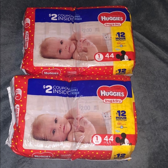 huggies size 1 44 pack